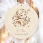 Anhänger Schulkind 2026 l Holz Schultütenanhänger Name personalisiert l Einschulung Geschenke Schultüte Zuckertüte l Schulanfang Einschulung