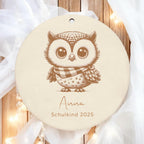 Anhänger Schulkind 2026 l Holz Schultütenanhänger Name personalisiert l Einschulung Geschenke Schultüte Zuckertüte l Schulanfang Einschulung