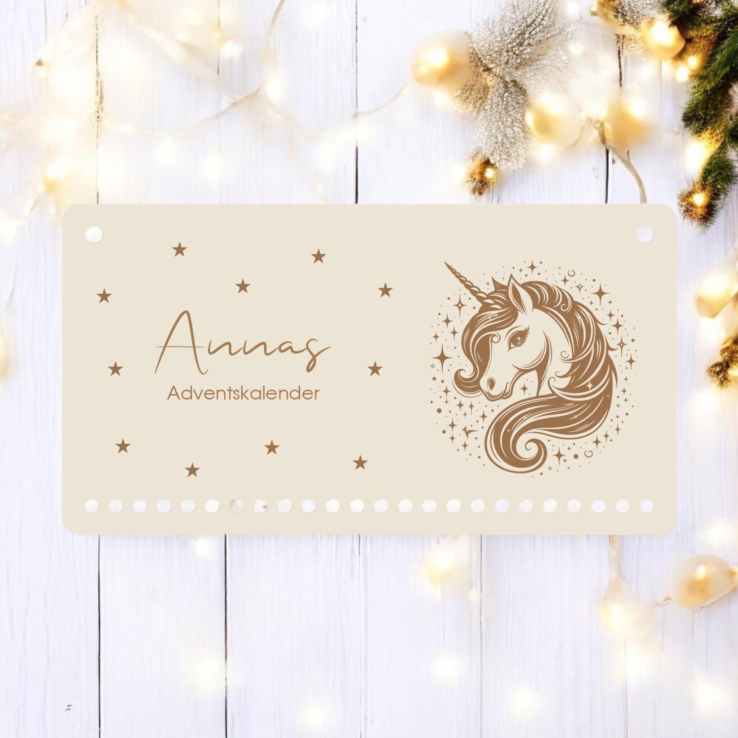 Adventskalender Fußball | personalisierter Adventskalender Name | DIY Adventskalender zum Befüllen | Kinder Kalender Advent Holz