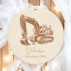 Anhänger Schulkind 2026 l Holz Schultütenanhänger Name personalisiert l Einschulung Geschenke Schultüte Zuckertüte l Schulanfang Einschulung