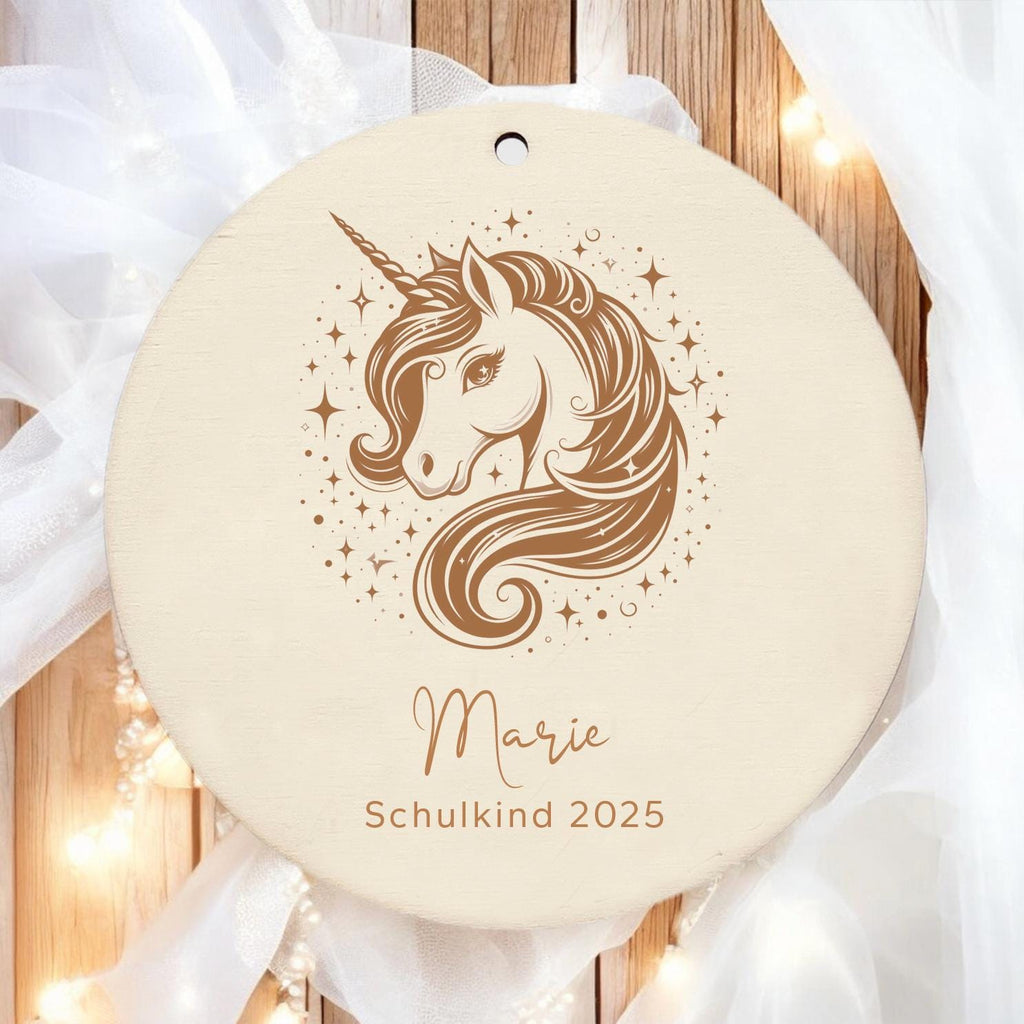Anhänger Schulkind 2026 l Holz Schultütenanhänger Name personalisiert l Einschulung Geschenke Schultüte Zuckertüte l Schulanfang Einschulung