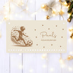 Adventskalender Bagger | personalisierter Adventskalender Name | DIY Adventskalender zum Befüllen | Kinder Kalender Advent Holz