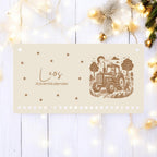 Adventskalender Pferd | personalisierter Adventskalender Name | DIY Adventskalender zum Befüllen | Kinder Kalender Advent Holz
