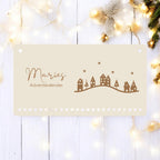 Adventskalender Reh | personalisierter Adventskalender Name | DIY Adventskalender zum Befüllen | Kinder Kalender Advent Holz