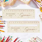 Lesehilfe Lineal personalisiert mit Name | Schulkind 2026 Lesehilfe für Schulanfang | Geschenk zur Einschulung | Schultüte Füllung
