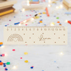 Lesehilfe Lineal personalisiert Name | Regenbogen Lesehilfe für Schulkind | Geschenk zur Einschulung | Schultüte Füllung | Schulanfang 2026