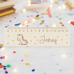 Lesehilfe Lineal personalisiert mit Name | Zebra Lesehilfe für Schulkind | Geschenk zur Einschulung | Schultüte Füllung | Schulanfang 2026