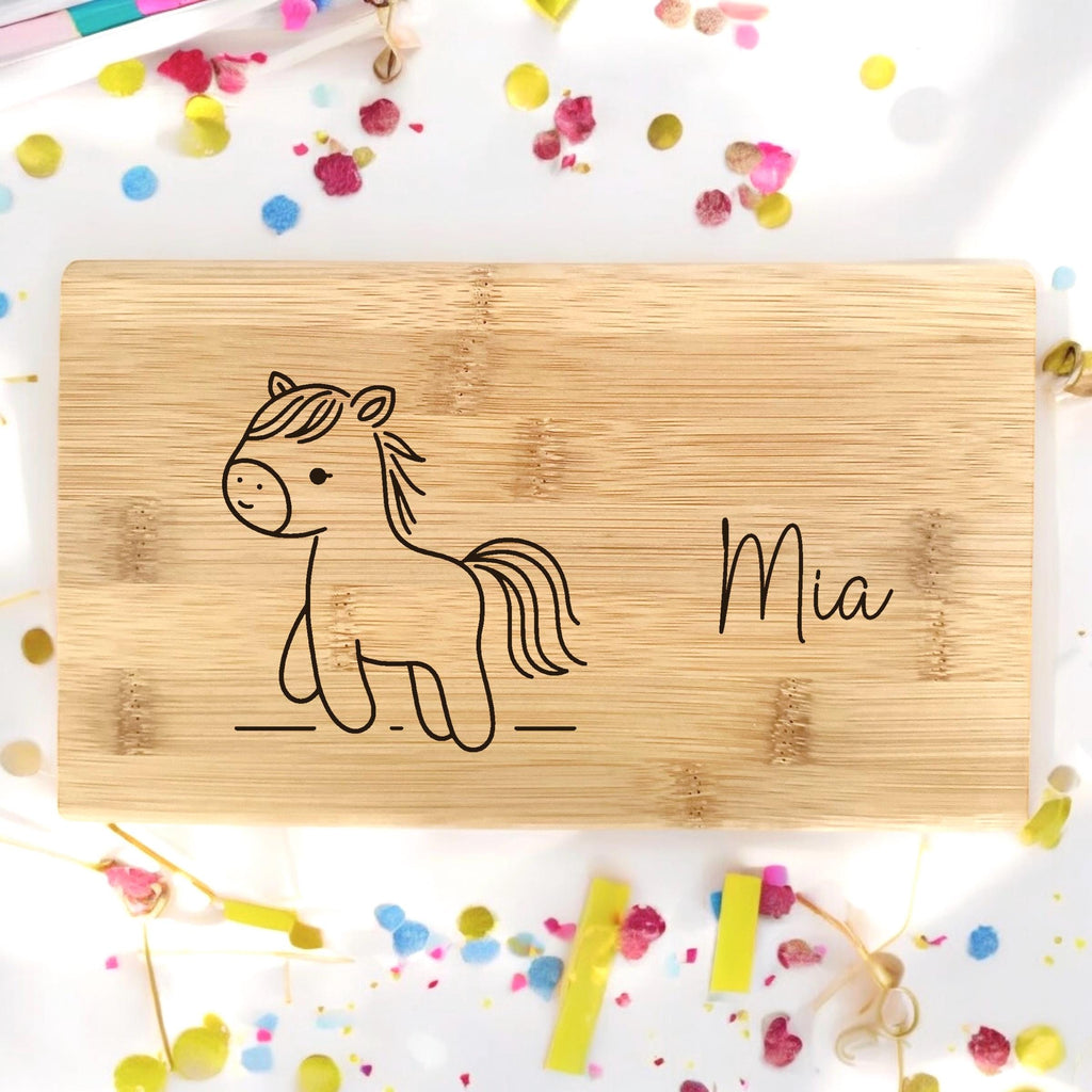 Schneidebrett Kinder Name Tiere Schnecke Geburtstag Geschenk Taufe Geburt Frühstücksbrett personalisiert Bambus Frühstücksbrettchen Bambus