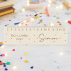 Lesehilfe Lineal personalisiert mit Name | Schulkind 2026 Lesehilfe für Schulanfang | Geschenk zur Einschulung | Schultüte Füllung