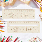 Lesehilfe Lineal personalisiert mit Name | Affe Lesehilfe für Schulkind | Geschenk zur Einschulung | Schultüte Füllung | Schulanfang 2026