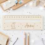 Lesehilfe Lineal personalisiert mit Name | Hase Lesehilfe für Schulkind | Geschenk zur Einschulung | Schultüte Füllung | Schulanfang 2026