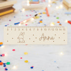 Lesehilfe Lineal personalisiert mit Name | Hase Lesehilfe für Schulkind | Geschenk zur Einschulung | Schultüte Füllung | Schulanfang 2026