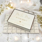 Gästebuch Hochzeit Puzzle personalisiert | Hochzeitsgeschenk mit Namen | Alternative zum Hochzeitsgästebuch