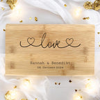 Hochzeitsgeschenk Geldgeschenk Hochzeit Schneidebrett personalisiert Geld Richtfest Geschenk Haus Holzbrett Brett Name Geschenk Brautpaar