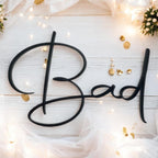 Türschild Badezimmer Bad Schild Acryl Schriftzug Schrift Wanddekoration Beschriftung Tür Wanddeko Geschenk Richtfest Geschenk Hausbau