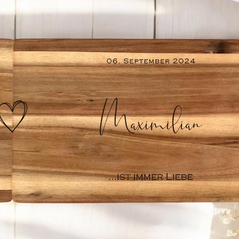 Geschenk Hochzeit Hochzeitsgeschenk Brautpaar Partner Schneidebrett personalisiert Name Geld Geschenk Richtfest Geldgeschenk Mr&Mrs Holz