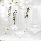 Glasmarkierer Hochzeit Platzkarte Name Anhänger Glas personalisiert Tischkarte Namensschild Weinglas Sektglas personalisiert Tischdeko Taufe