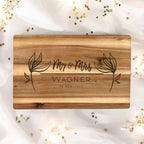 Hochzeitsgeschenk Geldgeschenk Hochzeit Schneidebrett personalisiert Geld Richtfest Geschenk Name Brautpaar Geschenk Mr&Mrs Geschenk Holz
