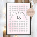 Gästebuch Poster Geburtstag Name personalisiert l Geburtstagsgeschenk runder Geburtstag l zum Beschriften & Einrahmen A3 A2 A1 Download PDF