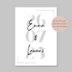 Hochzeit Poster Name Datum l Hochzeitsgeschenk Name personalisiert l Brautpaar Geldgeschenk Hochzeit Geschenk l  Richtfest Geld schenken PDF