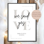 Hochzeit Poster Name Datum l Hochzeitsgeschenk Name personalisiert l Brautpaar Geldgeschenk Hochzeit Geschenk l  Richtfest Geld schenken PDF