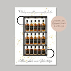 Geldgeschenk Whiskey I Gutschein Whisky Karte I Geschenkidee Mann zum Ausdrucken I Geburtstag Mann Geld schenken I Geburtstagsgeschenk PDF