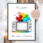 Geldgeschenk Spielkonsole l Geburtstag Geld schenken l Gamer Geschenk Zocker l Gutschein Geburtstagsgeschenk Wunscherfüller download PDF