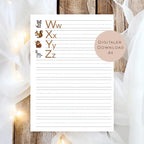 ABC Übungsblätter mit Tieren zum Ausdrucken l Alphabet lernen für Kinder l Buchstaben schreiben üben l PDF Download Vorschule l Einschulung