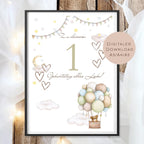 Geldgeschenk 1 Geburtstag l erster Geburtstag Geld schenken l Geschenk Gutschein Geburtstagsgeschenk Baby l Wunscherfüller download PDF