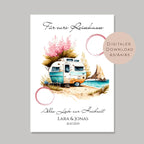 Hochzeit Geldgeschenk Camper I Gutschein für Reisekasse I Name Geschenk Brautpaar zum Ausdrucken I Geld schenken I Hochzeitssgeschenk PDF