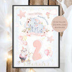 Geldgeschenk 2 Geburtstag l zweiter Geburtstag Geld schenken l Geschenk Gutschein Geburtstagsgeschenk Baby l Wunscherfüller download PDF