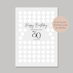 Gästebuch Poster Geburtstag Name personalisiert l Geburtstagsgeschenk runder Geburtstag l zum Beschriften & Einrahmen A3 A2 A1 Download PDF