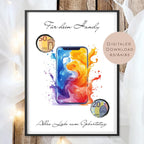 Geburtstag Geldgeschenk Smartphone I Gutschein für Telefon I Handy Geschenk zum Ausdrucken I Geld schenken Geburtstagsgeschenk PDF