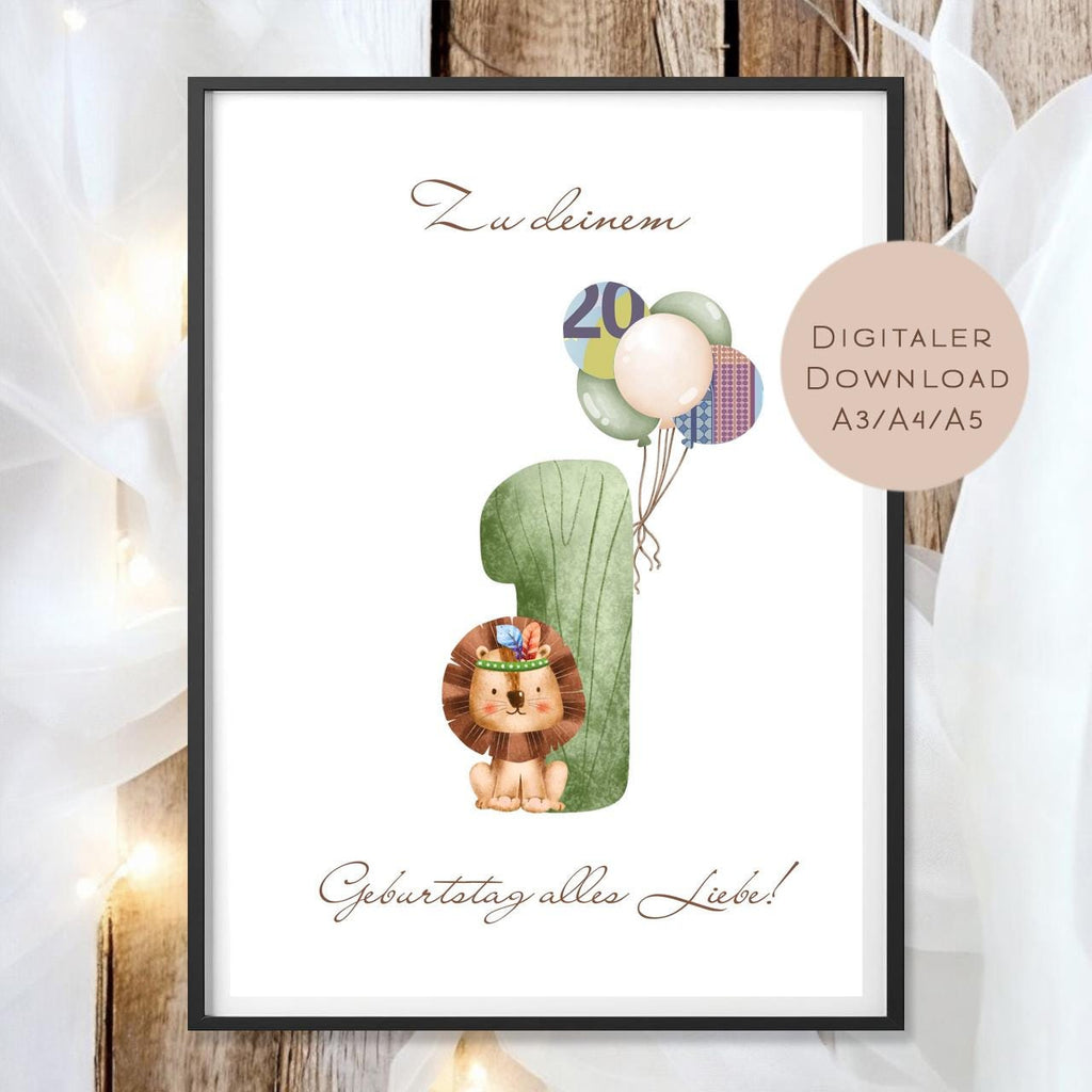 Geldgeschenk 1 Geburtstag l erster Geburtstag Geld schenken l Geschenk Gutschein Geburtstagsgeschenk Baby l Wunscherfüller download PDF