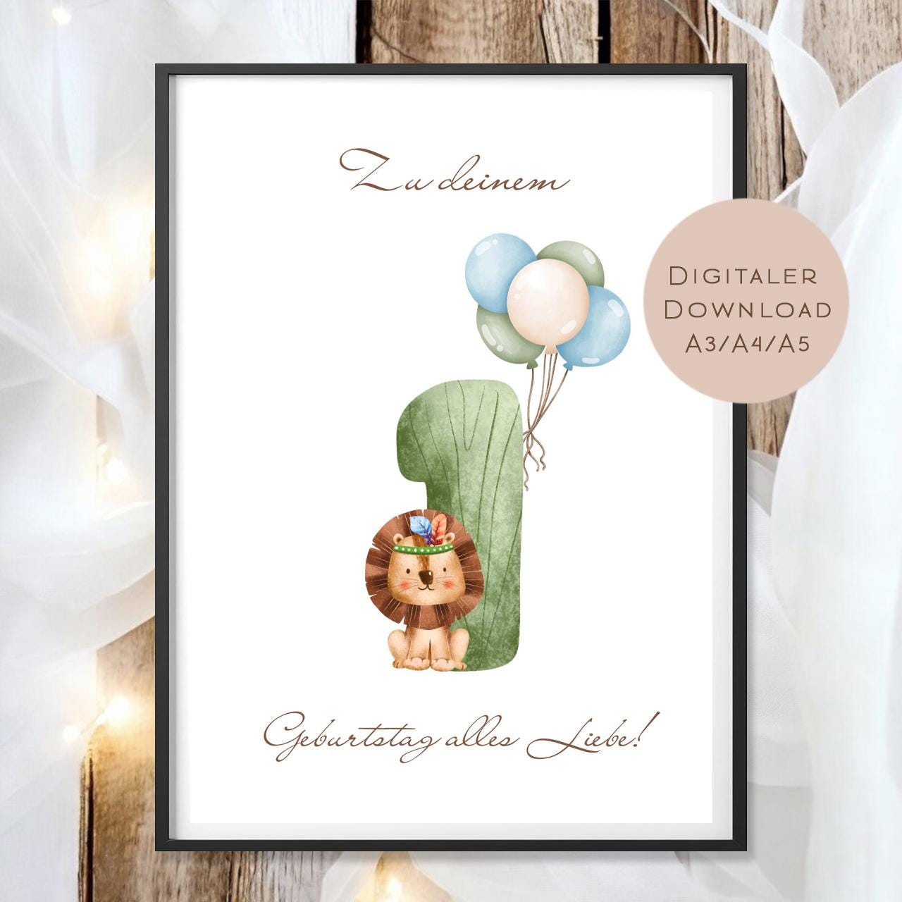 Geldgeschenk 1 Geburtstag l erster Geburtstag Geld schenken l Geschenk Gutschein Geburtstagsgeschenk Baby l Wunscherfüller download PDF