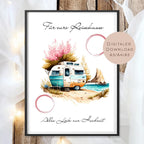 Hochzeit Geldgeschenk Camper I Gutschein für Reisekasse I Geschenk Brautpaar zum Ausdrucken I Geld schenken I Hochzeitssgeschenk PDF