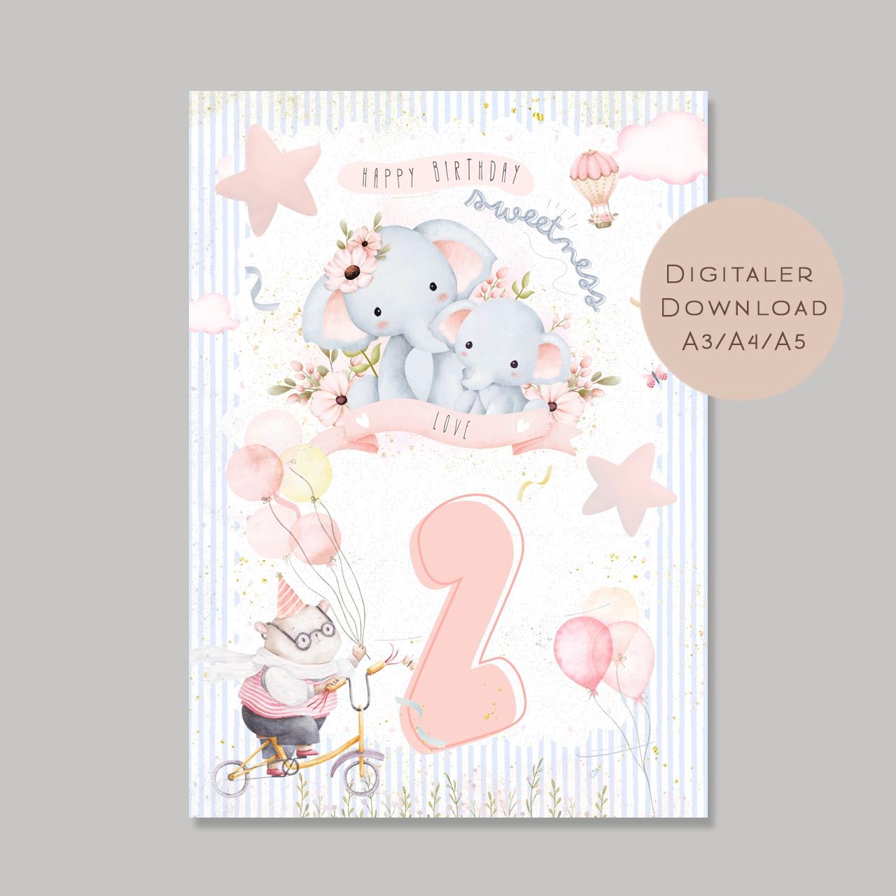 Geldgeschenk 2 Geburtstag l zweiter Geburtstag Geld schenken l Geschenk Gutschein Geburtstagsgeschenk Baby l Wunscherfüller download PDF