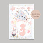 Geldgeschenk 3 Geburtstag l dritter Geburtstag Geld schenken l Geschenk Gutschein Geburtstagsgeschenk Baby l Wunscherfüller download PDF