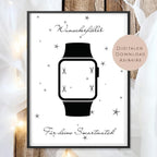 Geburtstag Geldgeschenk Uhr l Smartwatch Geld schenken l Geschenkgutschein Geburtstagsgeschenk l Gutschein Geschenk Wunscherfüller PDF