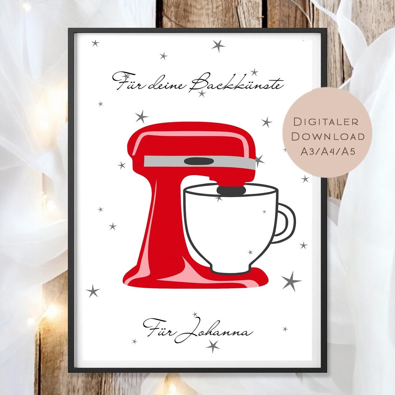 Geburtstag Geldgeschenk Küchenmaschine l Rührgerät Geld schenken l Kochen Backen Geburtstagsgeschenk l Gutschein Geschenk Wunscherfüller PDF