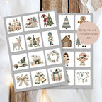 Memory Weihnachten | Memory Spiel Kinder | Montessori Spielzeug | 24 Motive Download | Suchspiel Sortierspiel | Lernspiel PDF ausdrucken