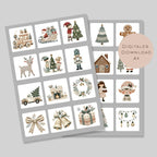 Memory Weihnachten | Memory Spiel Kinder | Montessori Spielzeug | 24 Motive Download | Suchspiel Sortierspiel | Lernspiel PDF ausdrucken