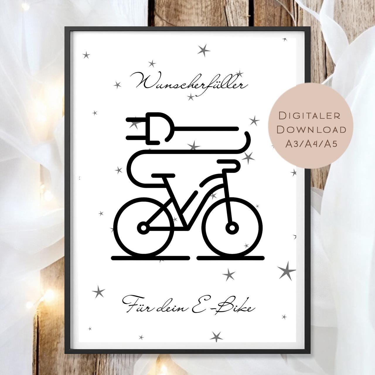 Geburtstag Geldgeschenk E-Bike l Fahrrad Geld schenken l Elektrofahrrad Geburtstagsgeschenk l Pedelec Gutschein Geschenk Wunscherfüller PDF