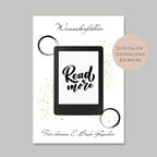 Geburtstag Geldgeschenk E-Book Reader l Buch lesen Geld schenken l Geschenkgutschein Geburtstagsgeschenk Gutschei Wunscherfüller drucken PDF