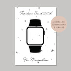 Geburtstag Geldgeschenk Uhr Name l Smartwatch Geld schenken l Geschenkgutschein Geburtstagsgeschenk l Gutschein Geschenk Wunscherfüller PDF