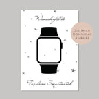 Geburtstag Geldgeschenk Uhr l Smartwatch Geld schenken l Geschenkgutschein Geburtstagsgeschenk l Gutschein Geschenk Wunscherfüller PDF