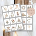 Memory Weihnachten | Memory Spiel Kinder | Montessori Spielzeug | 24 Motive Download | Suchspiel Sortierspiel | Lernspiel PDF ausdrucken