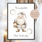 Geldgeschenk Weihnachten l Geld Weihnachtsgeschenk l Geschenkgutschein Weihnachtsmann Geldgeschenk l Gutschein schenken Geschenk PDF