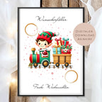 Geldgeschenk Weihnachten l Geld Weihnachtsgeschenk l Geschenkgutschein Wichtel Geldgeschenk l Gutschein schenken Geschenk Wunscherfüller PDF