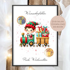 Geldgeschenk Weihnachten l Geld Weihnachtsgeschenk l Geschenkgutschein Wichtel Geldgeschenk l Gutschein schenken Geschenk Wunscherfüller PDF